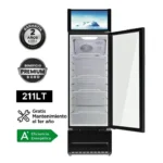 Vitrina Exhibidora BORD EX211-M 211L ¡Gran Visibilidad y Alta Eficiencia!