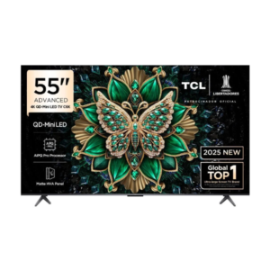 Televisor TCL 55" QD-Mini LED 4K Google TV con 144Hz, Dolby Vision y Sonido ONKYO 55C6K
