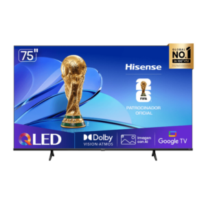 Smart TV Hisense 75" QLED 4K UHD VIDAA 75QD6N – imagen premium y gran formato