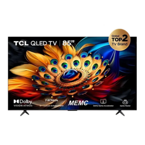 Televisor TCL 85" QLED 4K Google TV con HDR10+, Dolby Vision y Sonido ONKYO 85C655