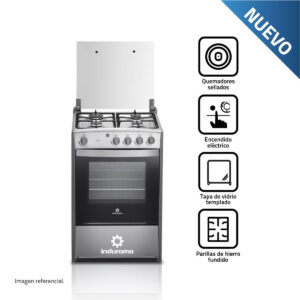 Cocina Indurama Coruña 4 Hornillas Croma