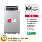 Lavadora LG WT13DPBK TurboDrum Carga Superior 13kg