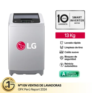Lavadora LG WT13DPBK TurboDrum Carga Superior 13kg