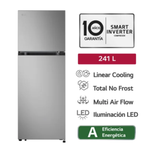 Refrigeradora LG Top Freezer VT24BPY DoorCooling+ 241L