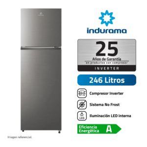 Refrigeradora Croma Top Mount 246 L RI-389I Indurama