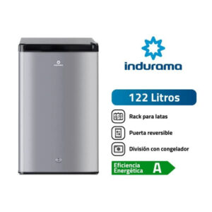 Frigobar Indurama 122 Litros Silver RI-159 – Compacto, Eficiente y Moderno