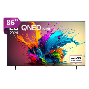 Televisor LG 86" QNED Mini LED 4K Smart TV con Dolby Vision, 120Hz y Procesador α8 AI 86QNED90TSA