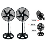 CAJA X 2 UNI. Ventilador 3 en 1 KETAO FS-45360