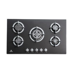 Encimera a gas Indurama EGI-905VDNEG negro 5 quemadores – diseño novedoso y alto rendimiento