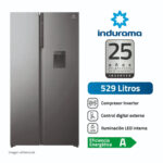 Refrigeradora Indurama Side by Side 529 Litros RI-795DI Croma – Gran Capacidad y Diseño Moderno