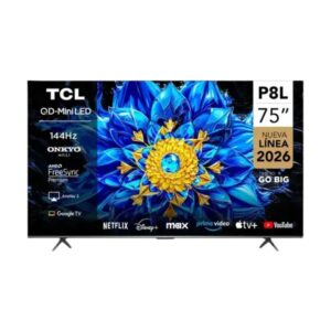 Televisor TCL 75” 4K UHD Smart TV con QD MiniLED y Google TV