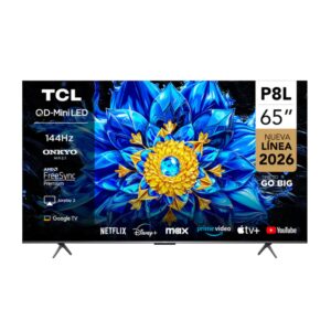 Televisor TCL 65" 4K UHD Smart TV 65P8L – Imagen Ultra HD, HDR y Experiencia Smart Fluida