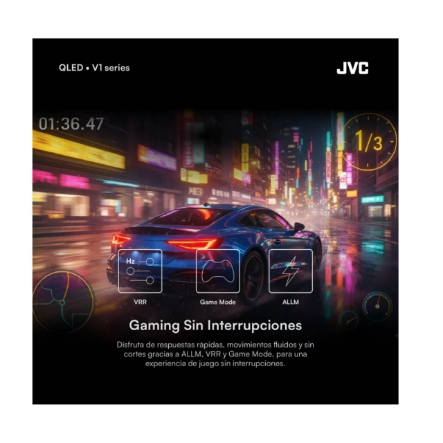 Televisor JVC 50" 4K UHD LT-50KM758 – Smart TV, Imagen Ultra HD y Excelente Rendimiento - Imagen 4