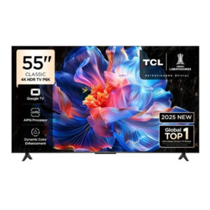 Televisor TCL 55" 4K UHD Google TV 55P6K – Imagen Ultra HD, HDR y Experiencia Smart Fluida
