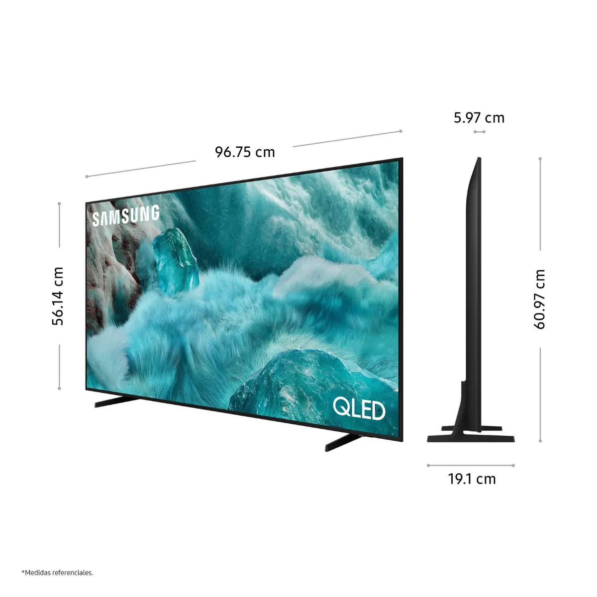Televisor Samsung 43" QLED 4K UHD QN43Q7FAAGXPE – Smart TV Tizen, Colores Intensos y Alto Rendimiento - Imagen 2