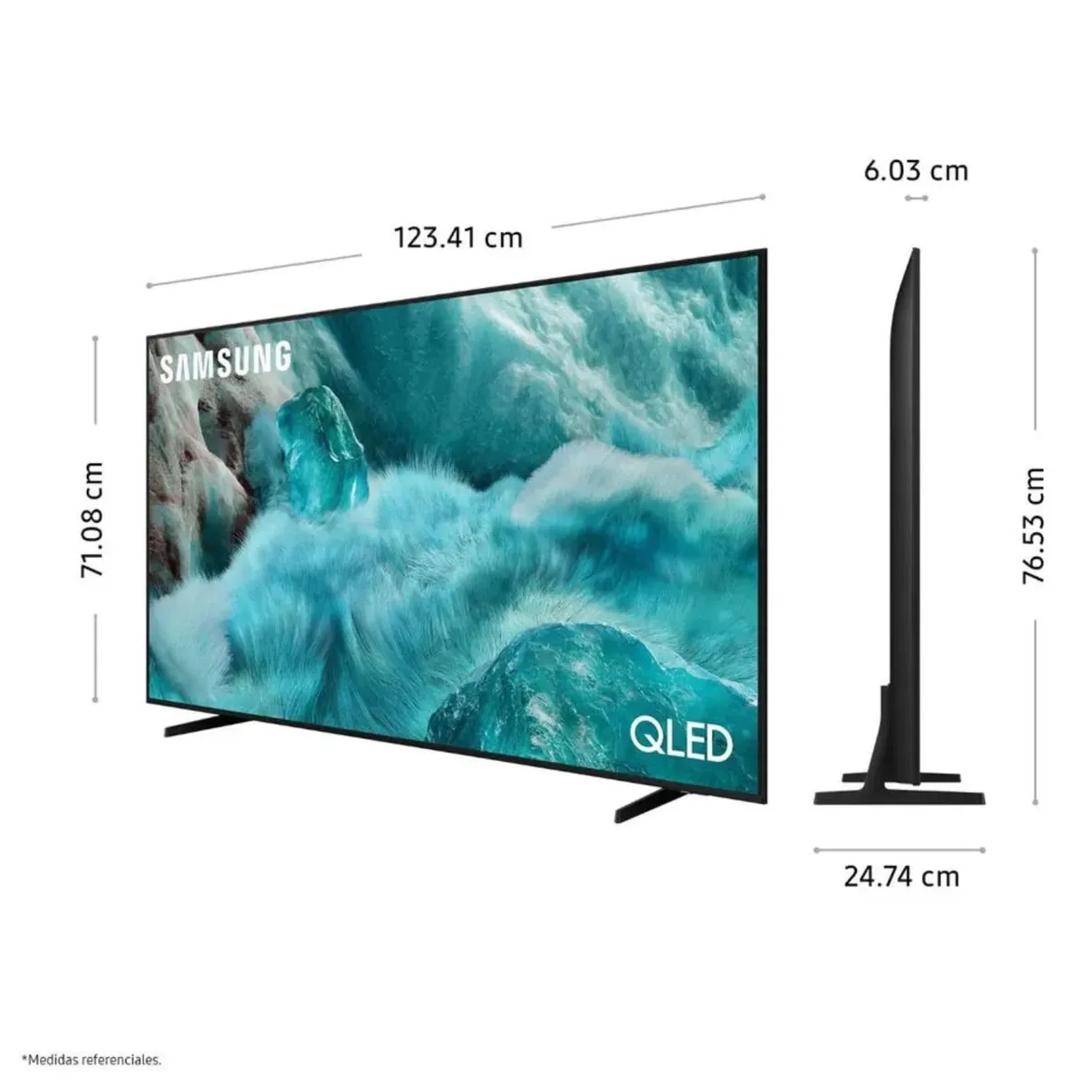 Televisor Samsung 55" QLED 4K UHD QN55Q7FAAGXPE – Smart TV Tizen, Colores Vibrantes y Máxima Calidad de Imagen - Imagen 2